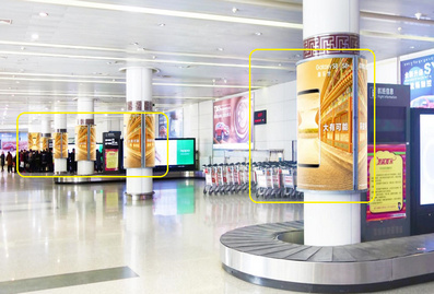 拉薩機場到達(dá)包柱燈箱廣告 拉薩機場到達(dá)包柱燈箱廣告