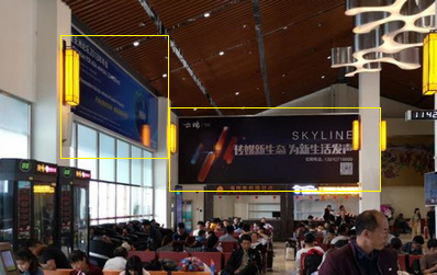 國內(nèi)出發(fā)二樓候機廳墻面燈箱廣告 國內(nèi)出發(fā)二樓候機廳墻面燈箱廣告