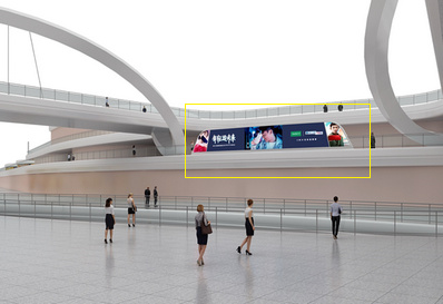 F4層國際出發(fā)引橋下方扶欄燈箱廣告 F4層國際出發(fā)引橋下方扶欄燈箱廣告