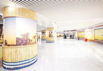 哈爾濱地鐵主題站廳廣告 哈爾濱地鐵主題站廳廣告