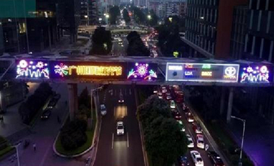 廣州冼村路W酒店廊橋戶外大牌廣告 廣州冼村路W酒店廊橋戶外大牌廣告