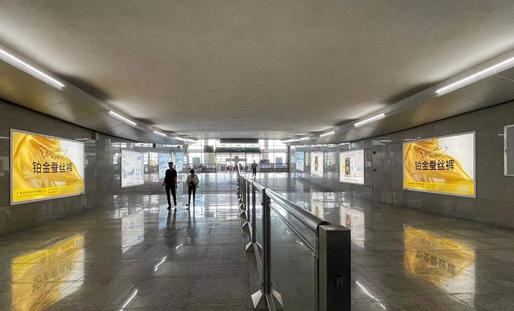 櫻姿娜潮陽(yáng)高鐵站燈箱廣告2