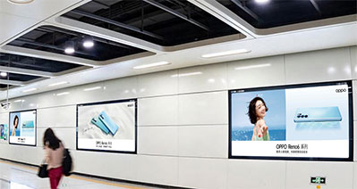 西安地鐵1、2、3號線12封燈箱廣告